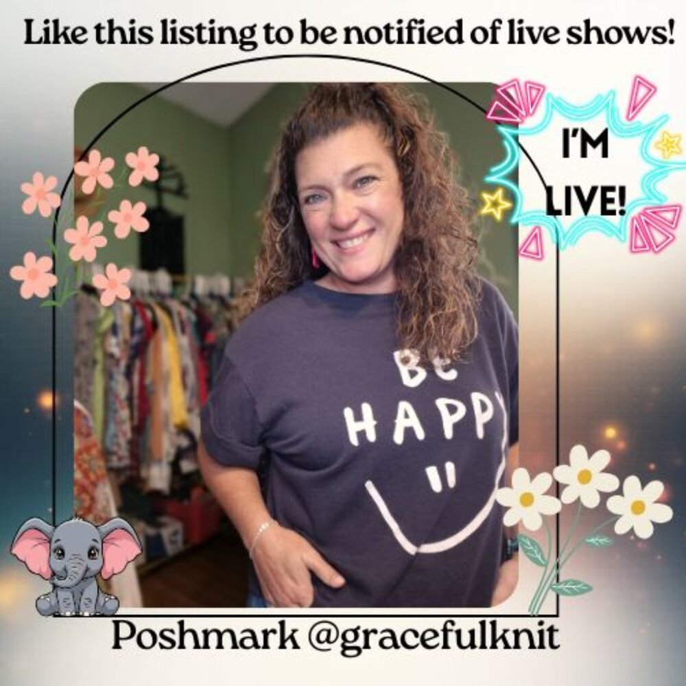 Gracefulknit is LIVE!!!  Please ❤️ this to be notified when I go LIVE!